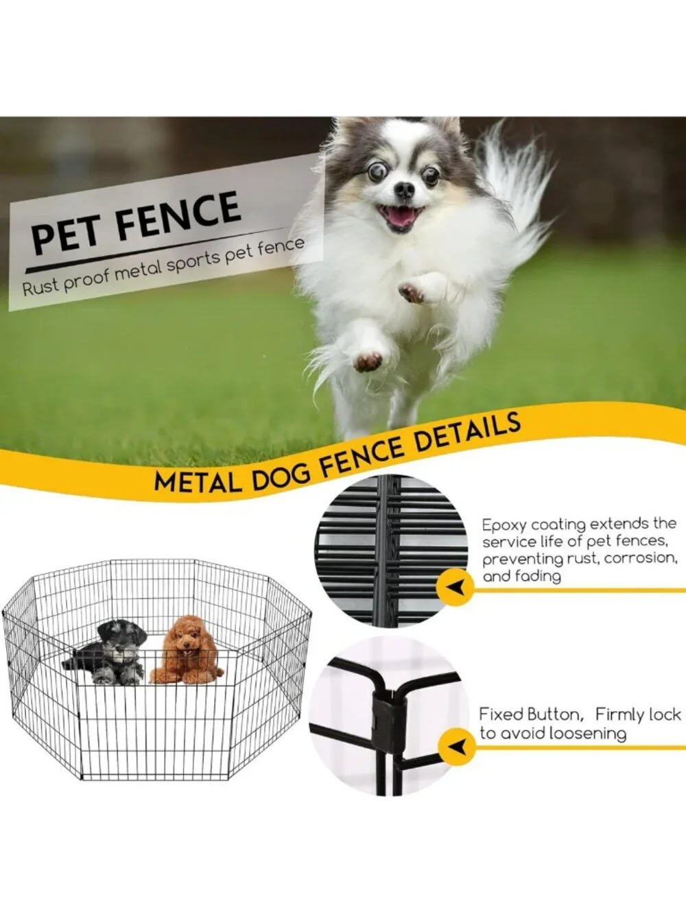 Heavy Duty Dog Playpen - 24